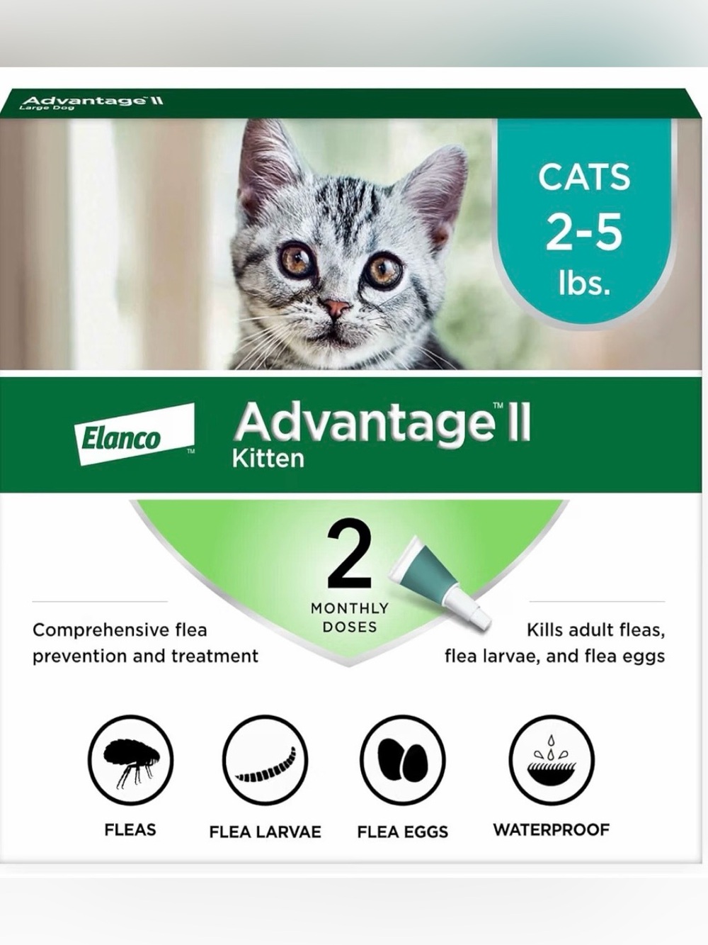 NEW ADVANTAGE II KITTEN TOPICAL FLEA TREATMENT